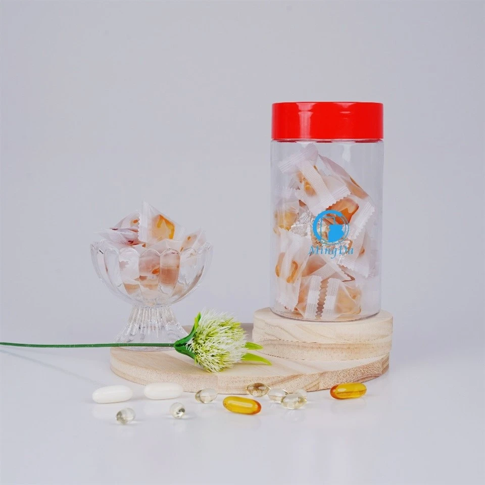 transparent PET plastic jars for supplements